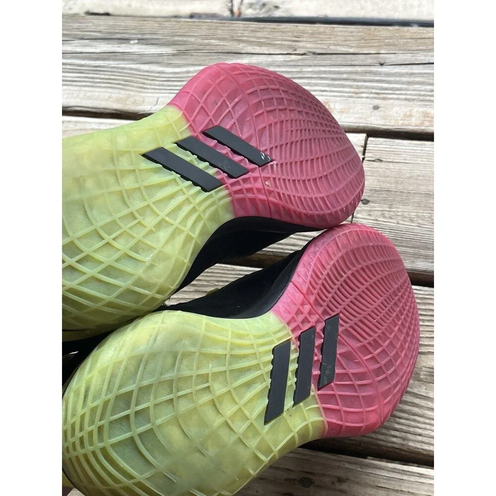 adidas Harden Stepback 2 Basketball Shoes Men’s 11 Black Pink Neon GZ2955